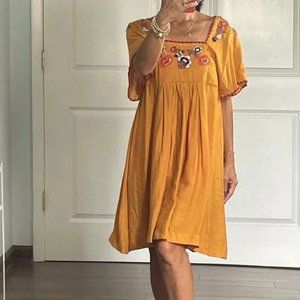 Madewell Embroidered Boho Dress size XS